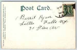 New York Central Railroad  Herkimer  New York  Postcard  1906