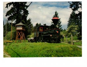 Railway Logging Train, Forest Museum, Duncan, British Columbia