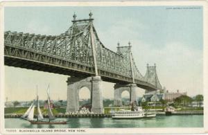 Blackwells Island Bridge - New York City NY - 1910s