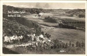 Redlands California CA San Timeteo Canon Real Photo Postcard