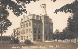 H84/ Kents Hill Maine RPPC Postcard c1920s Bearse Hall Building 47