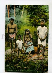 3147479 PANAMA DARIEN nude indian family Vintage postcard