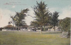 Iowa Des Moines Pavilion and Lockers Waveland Park 1910