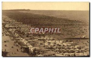 Old Postcard Panorama Blankenberge