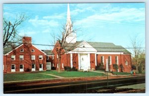 NEWINGTON, Connecticut CT ~ CHURCH of CHRIST CONGREGATIONAL 1950s-60s Postcard
