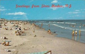 New Jersey Stone Habor The Wide Gently Sloping Beach At Stone Harbor