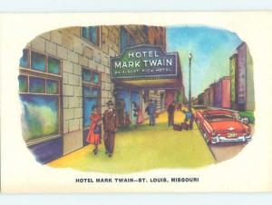 1950's HOTEL SCENE St. Louis Missouri MO AE2420