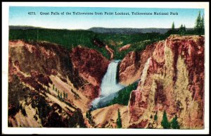 Great Falls of the Yellowstone,Yellowstone National Park BIN