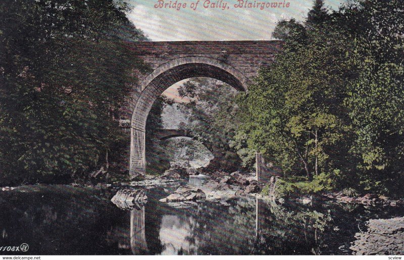 BLAIRGOWRIE, Perthshire, Scotland, 1900-1910s; Bridge Of Cally