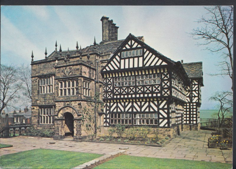 Lancashire Postcard - Museums & Art Gallery, Hall-i'-th'-Wood, Bolton  RR755