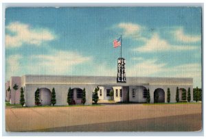 c1940's Dal-Vista Motel & Restaurant US Flag Dallas Texas TX Vintage Postcard