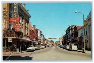 c1960 Home Street Classic Cars Building Downtown Bardstown Kentucky KY Postcard 