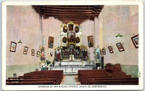 M-59264 Interior of San Miguel Church Santa Fe New Mexico