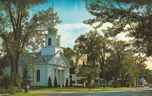 Fryeburg, ME Maine  FIRST CONGREGATIONAL CHURCH~Street View  OXFORD CO Postcard