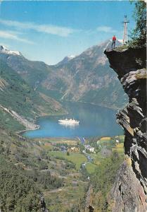 B73381 Norge flydalsjuvet geiranger Norway