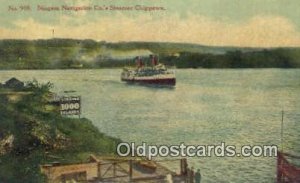 Steamer Chippewa, Niagara Navigation Company Steam Ship 1910 light wear close...