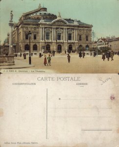 237-SR-GVA- Geneve, Swisse, Le Theatre, ref. 649A, not used