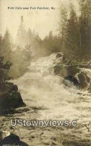 Real Photo, Four Falls - Fort Fairfield, Maine ME  