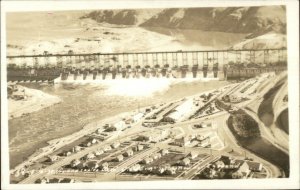 Grand Coulee Dam Town Homes Real Photo Postcard c1930