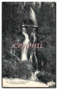 Old Postcard The Dauphine Sassenage the Cascade Parisien