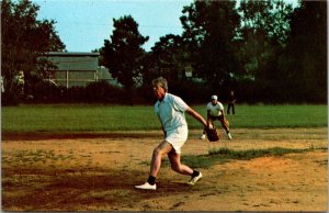 President Jimmy Carter Softball Pitchcer August 1976 Plains Georgia