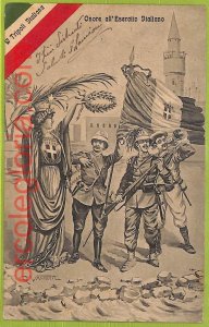 af6614 - LIBYA - VINTAGE POSTCARD - Military - 1912