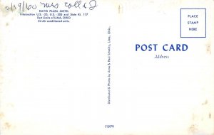 Lima Ohio 1960s Postcard Davis Plaza Motel