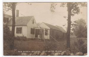 Old Oaken Bucket Scituate Massachusetts Real Photo RPPC postcard