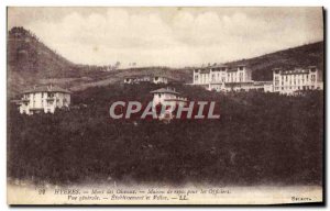 Old Postcard Hyeres Mont des Oiseaux House of rest for officers and Establish...