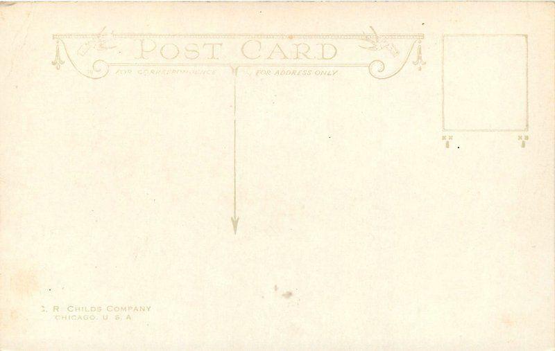 Auto C-1910 Hotel Lake Sandy Beach Resort Dewey DOWAGIAC MICHIGAN Childs 3677