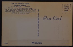 Annapolis, MD - Old Mill Pancake House - US 301 & 50