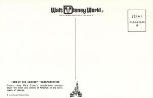 Walt Disney World,0100-10100B, Turn of the Century Transport, Vintage Postcard