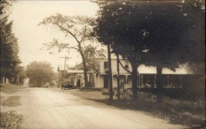 Henerson NY Cancel Road Scene & Bldg c1910 Real Photo Postcard