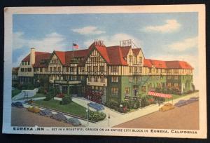 Eureka Inn Eureka CA Used Linen Postcard LB