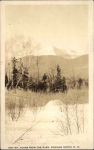 Pinkham Notch White Mountains Mt. Adams Real Photo Postcard SHOREY 1091