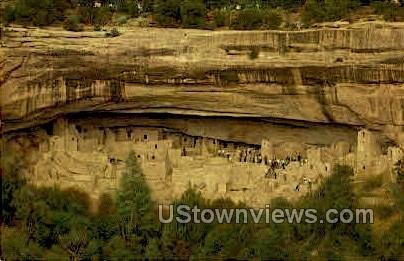 Fire Temple and New Fire House - Mesa Verde Park, Colorado CO