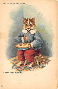 Series No. 6723 Artist Louis Wain unused a lot of corner wear causing roundne...