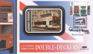 Professor David Begg Dennis Trident Bus Hand Signed First Day Cover FDC