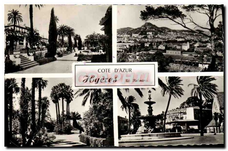 Postcard Modern Cote D & # 39Azur Hyeres