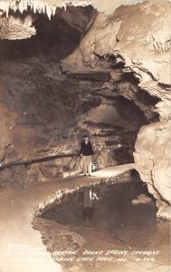 Round Springs Park Missouri 1941 RPPC Real Photo Postcard Grand Canyon