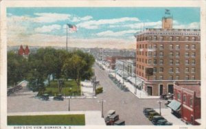 North Dakota Bismark Birds Eye View Curteich