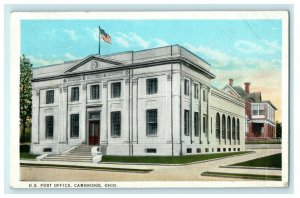 1925 Blue Sky View, US Post Office, Cambridge Ohio, OH Vintage Postcard