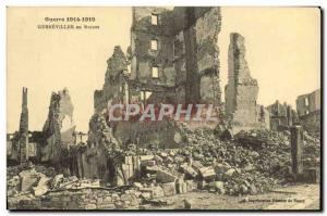 Postcard Ancient Ruins War militaria In Gerbeviller