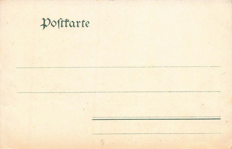 Kaiser Friedrich Platz, Nassauer Hof, Wiesbaden, Germany, 1904 Postcard, Unused 