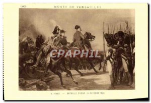 Old Postcard Musee De Versailles Vernet Battle of & # 39Iena Napoleon 1st