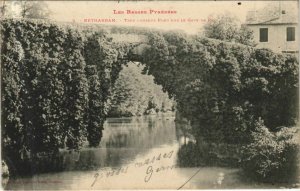 CPA LESTELLE-BETHARRAM Tres Curieux Pont sur le Gave de Pau (1163822)