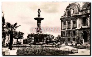 Old Postcard Limoges Fountain of & # 39Hotel City
