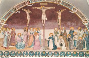 The Crucifixion and Saints, 1950-1960s