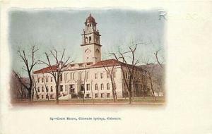 CO, Colorado Springs, Court House, Undivided Back, No. 84