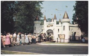 Entrance Castle to Storybook Gardens, London Ontario, 1962 PU